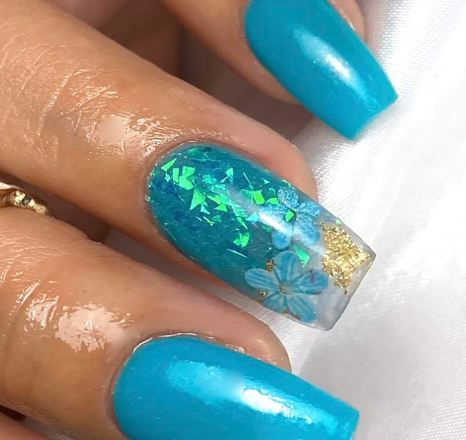 Cromatista - Acrylic Powder - Sea Mermaid Glow - 1 oz