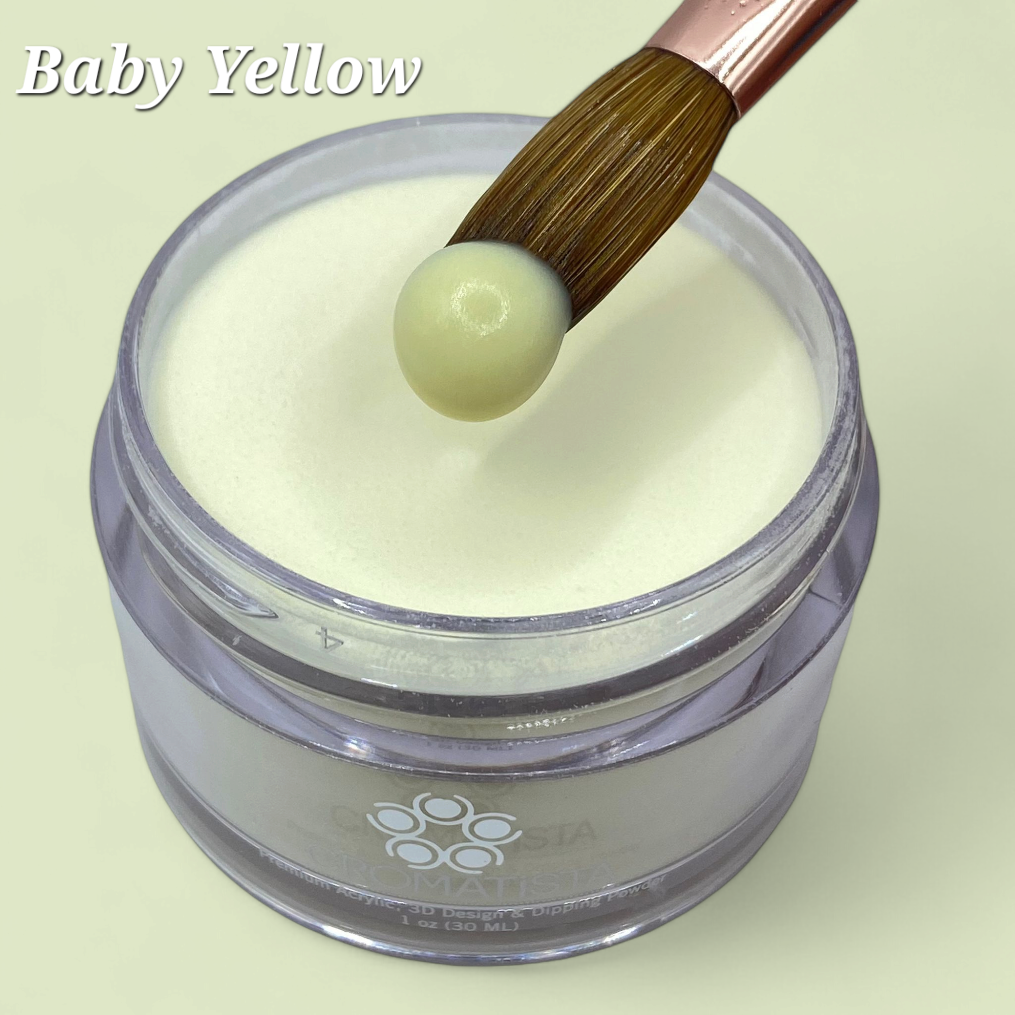 Cromatista - Acrylic Powder - Baby Yellow - 1 oz