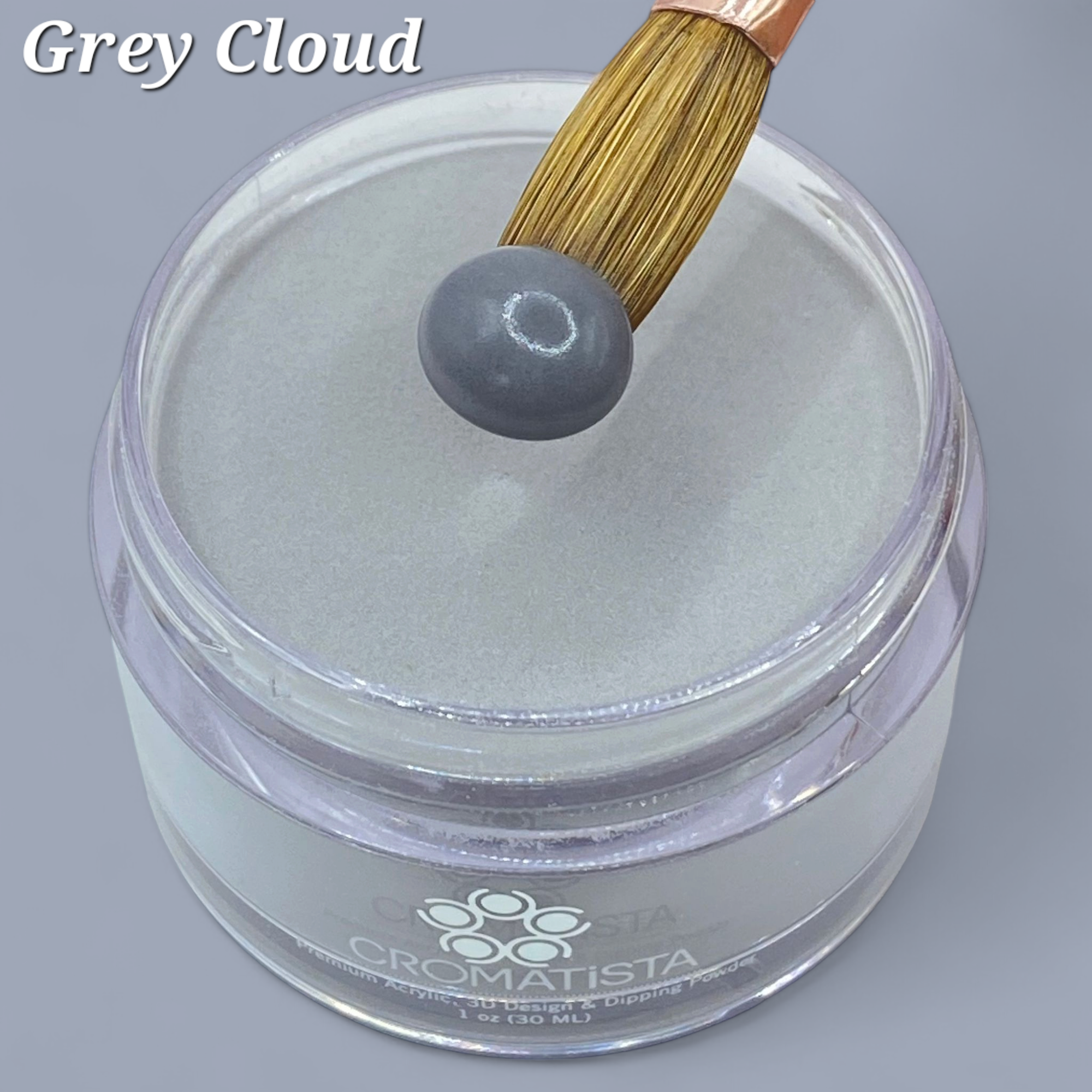 Cromatista - Acrylic Powder - Grey Cloud - 1 oz