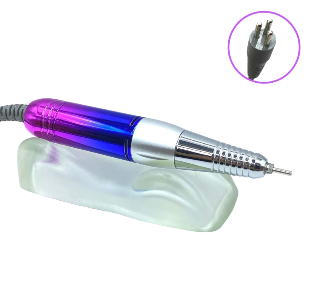 Nail Drill - Hand piece - 3 Hole - Blue/Pink (solo para "pickup" en nuestra tienda en Cabo Rojo, PR)