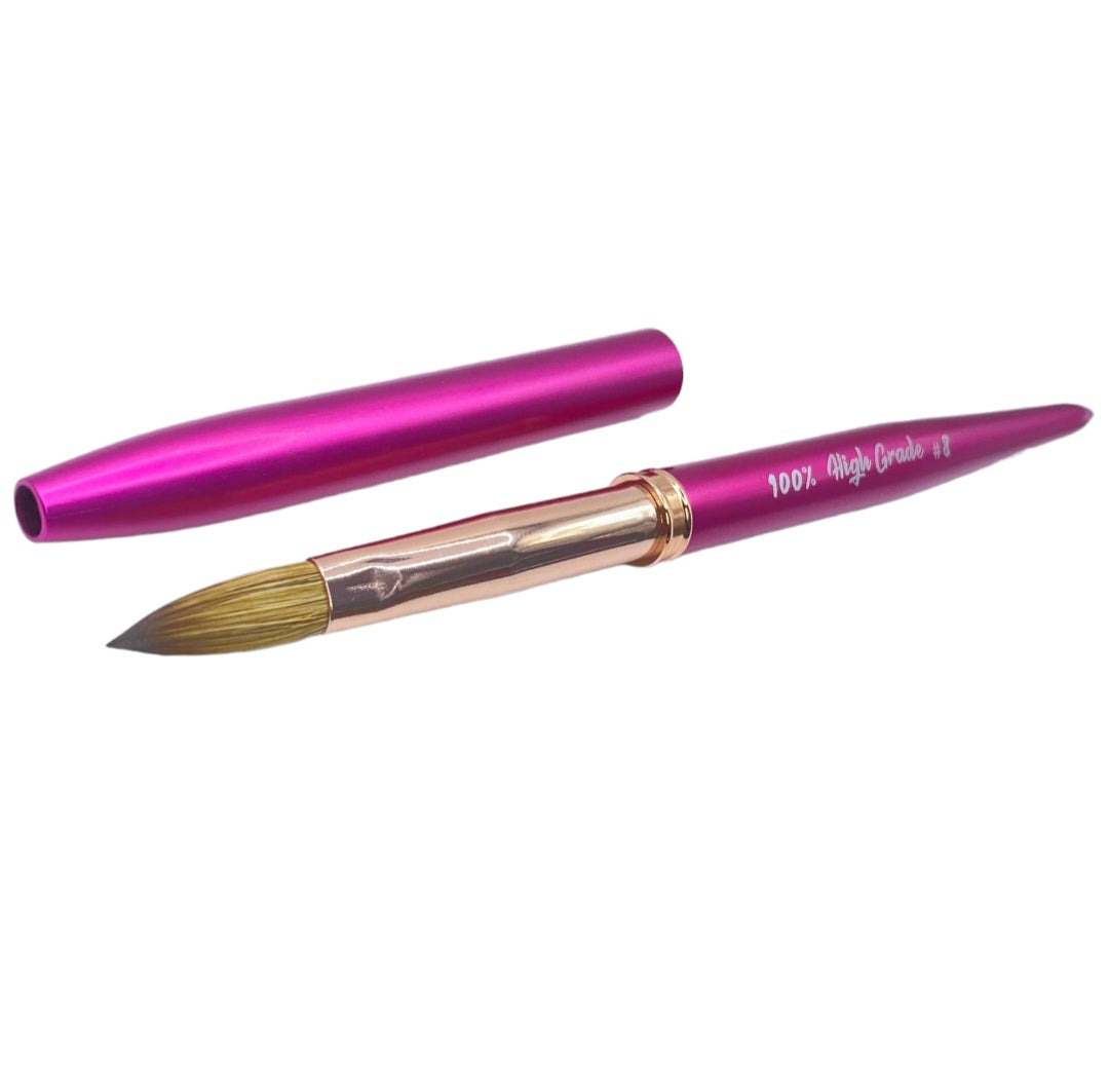 Cromatista - Nail Brushes - High Grade 100% Kolinsky - Pincel de Aplicación #8 - Best Seller!