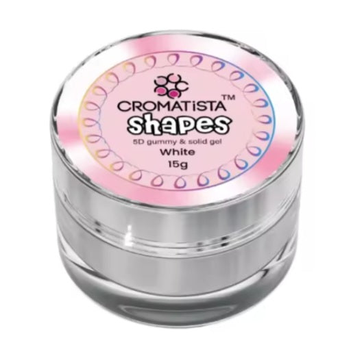 Cromatista - Shapes - 5D Gummy & Solid Gel - 15 grams - White (Blanco)