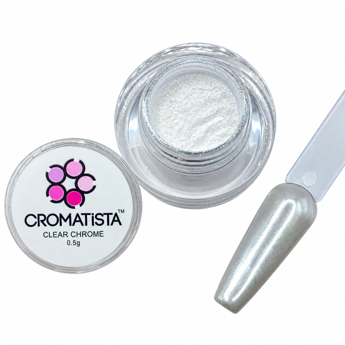 Cromatista - Clear Aurora (sin reflejos) Chrome Powder - 5 Grams