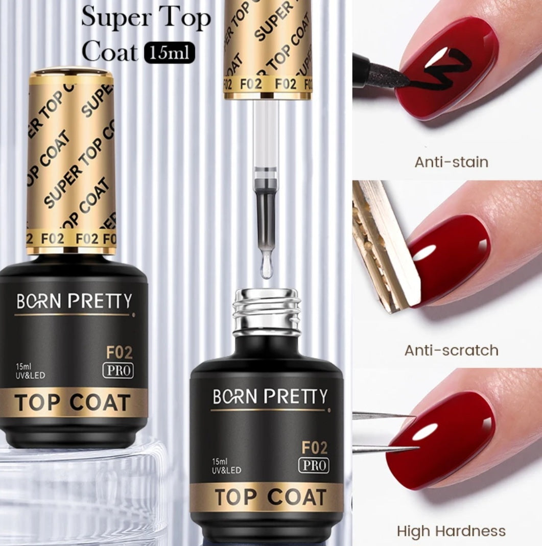 Super Top Coat - Born Pretty Pro - 15 Ml