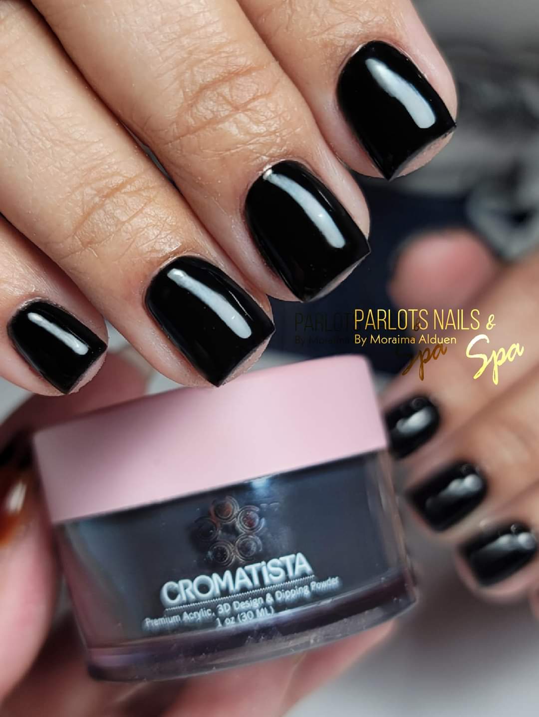 Cromatista - Acrylic Powder - Black - 1 oz