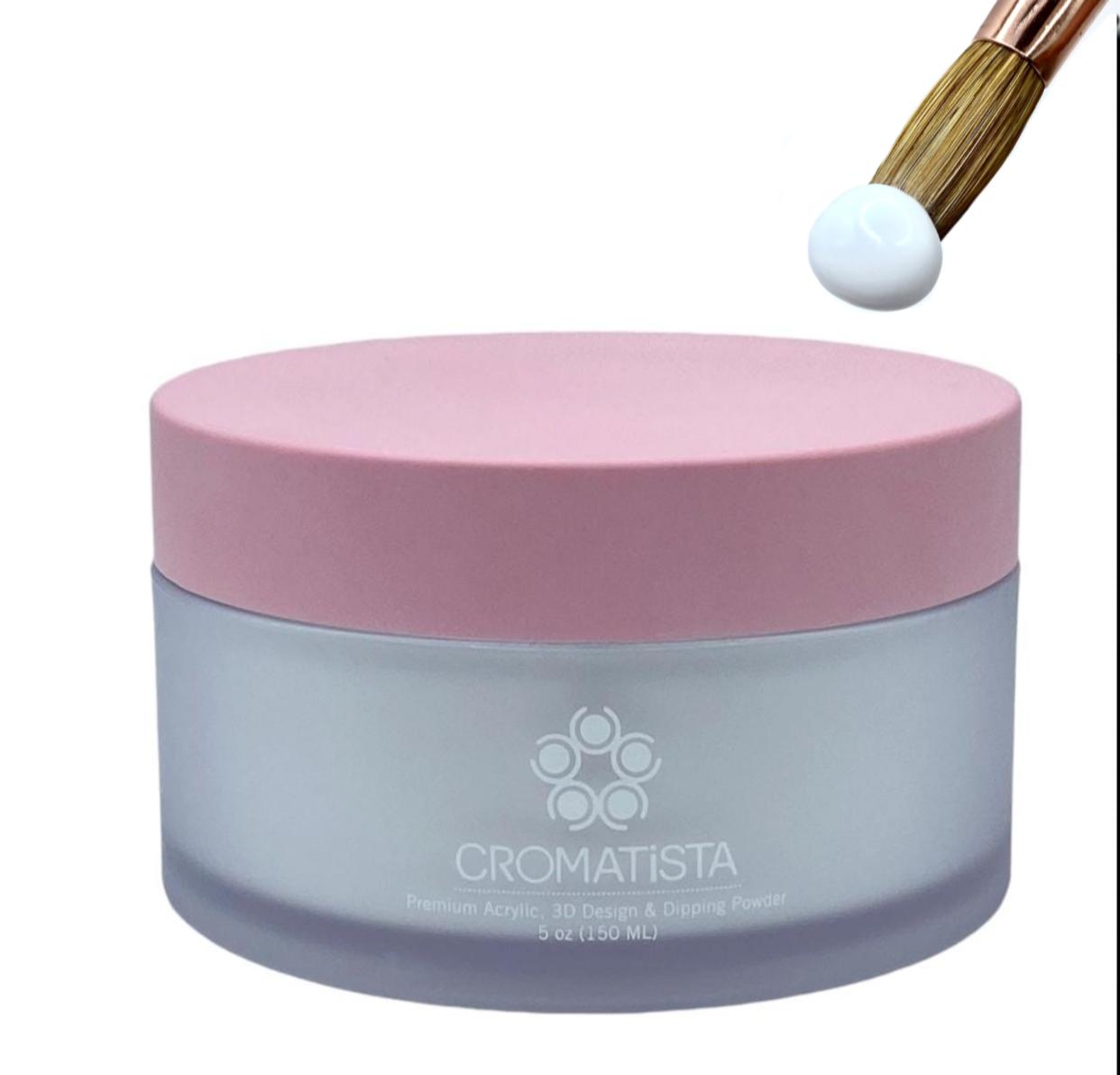 Cromatista - Acrylic Powder - Real White - 5 oz/ 150 Grams