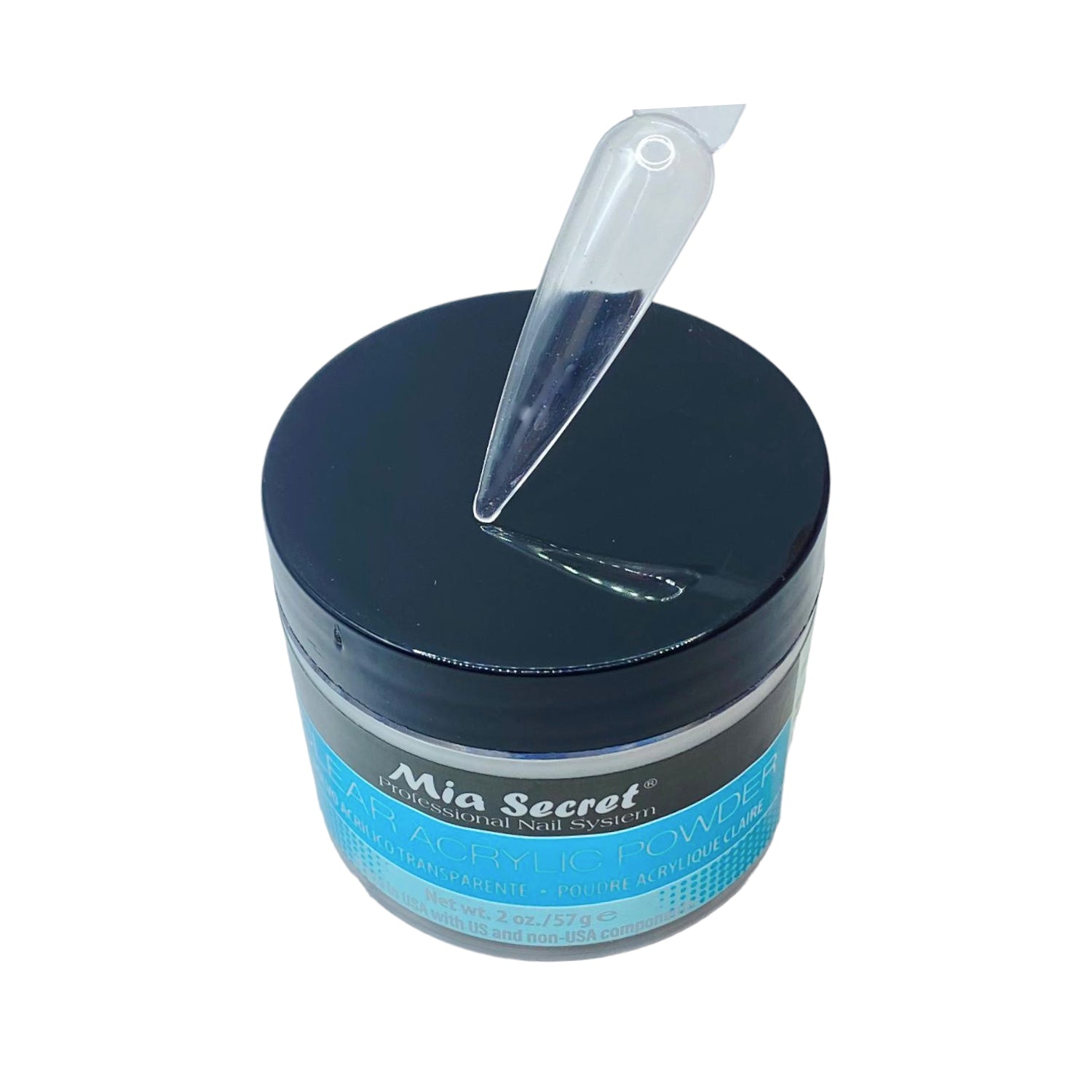 Mía Secret - Basic Acrylic Powder   Clear - Transparente - 2 oz