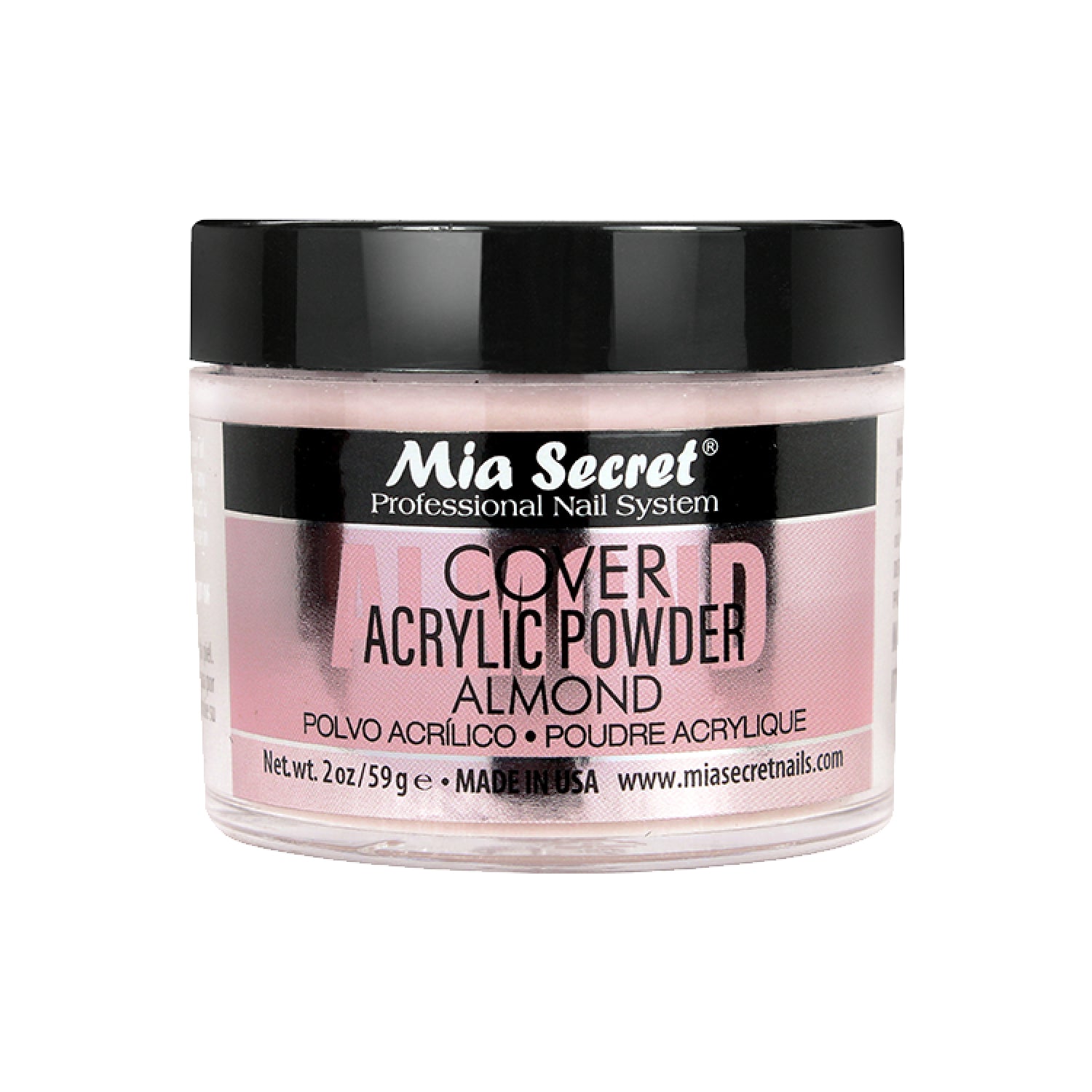 Mía Secret - Cover Acrylic Powder - Almond - 2 oz