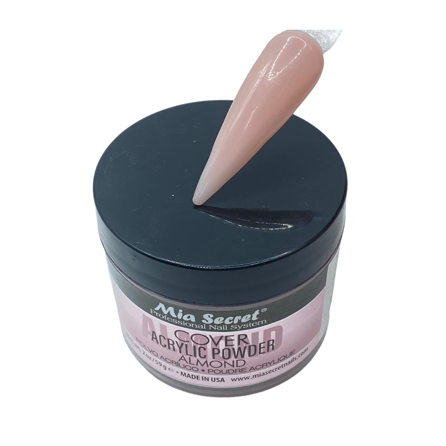 Mía Secret - Cover Acrylic Powder - Almond - 2 oz