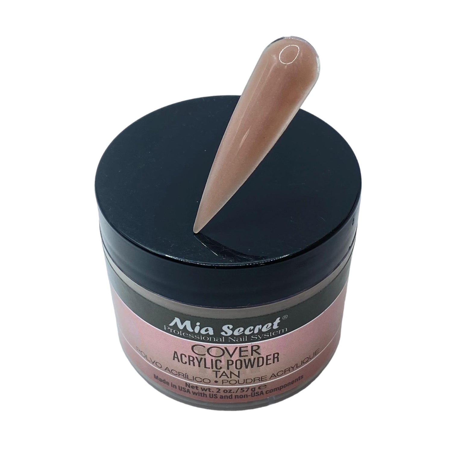 Mía Secret - Cover Acrylic Powder - Tan - 2 oz