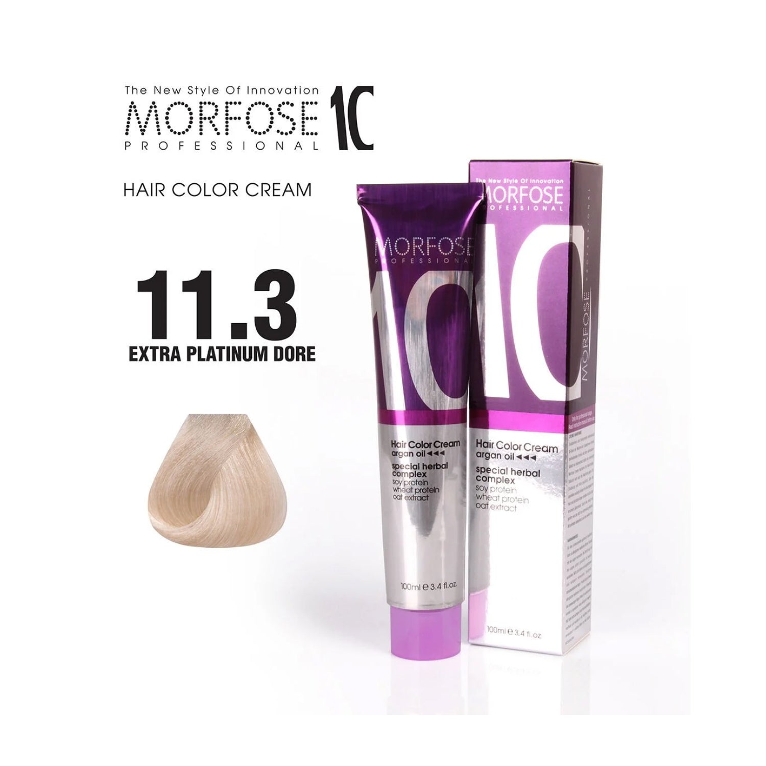 Morfose - Hair Color - Creme - Extra Platinum Dore 11.3