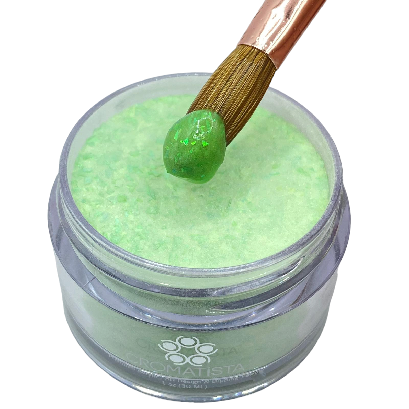 Cromatista - Acrylic Powder - Sea Green Mermaid Glow - 1 oz