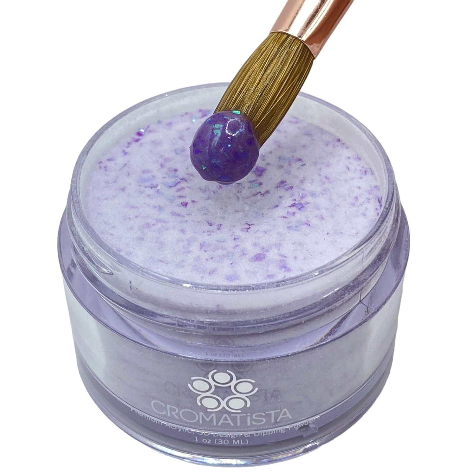 Cromatista - Acrylic Powder - Violet Mermaid Glow - 1 oz