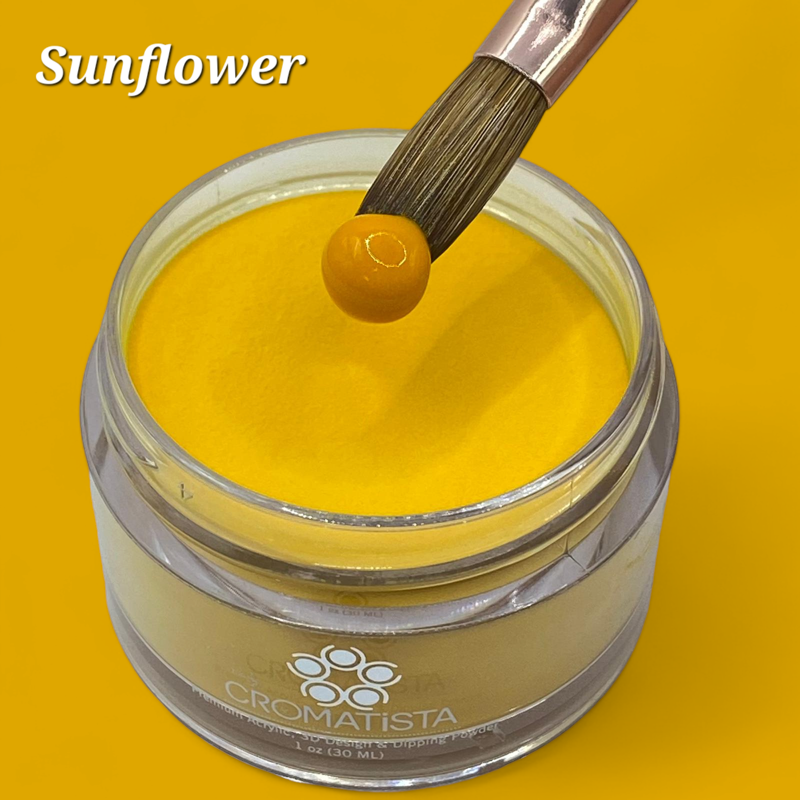 Cromatista - Acrylic Powder - Sunflower - 1 oz