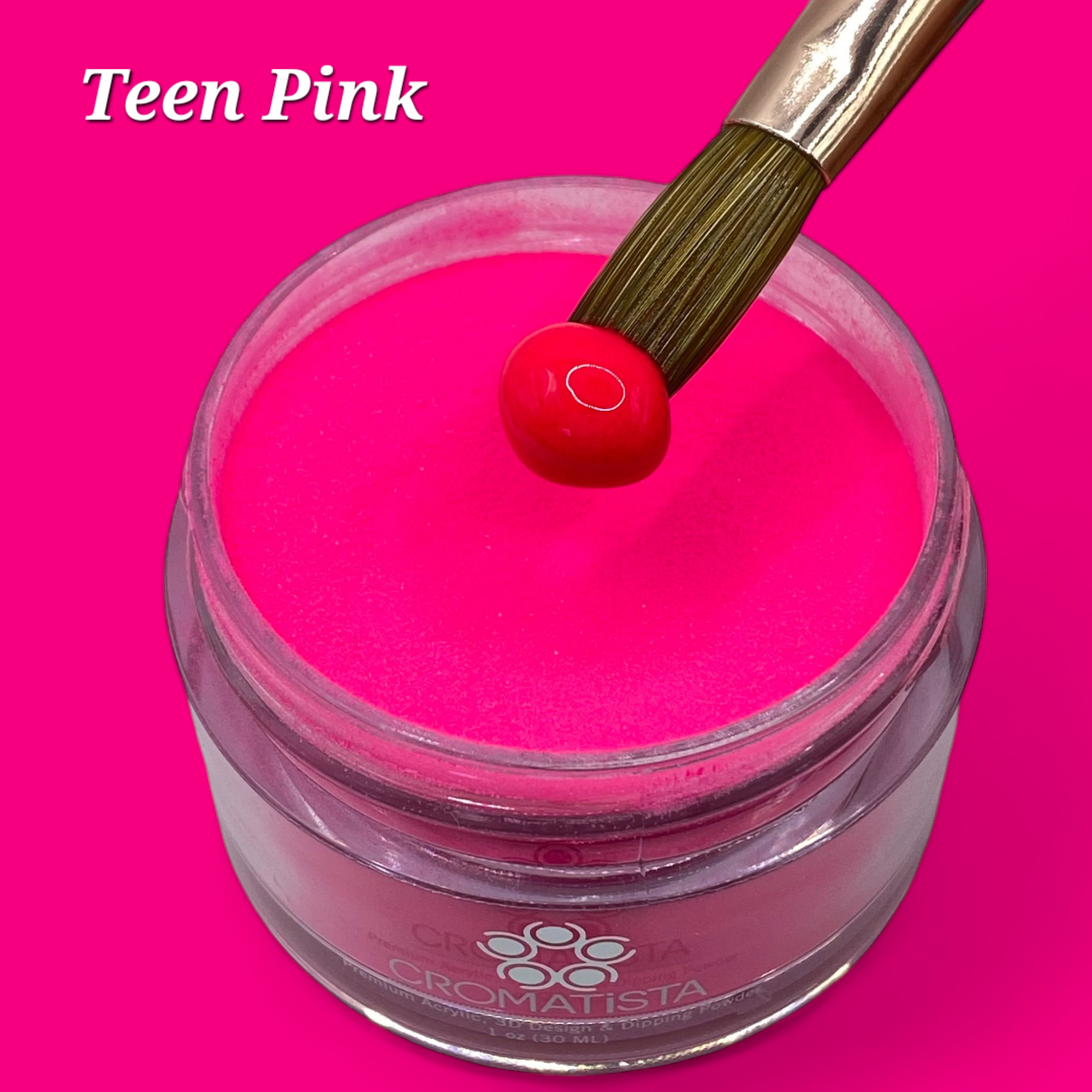 Cromatista - Acrylic Powder - Teen Pink - 1 oz