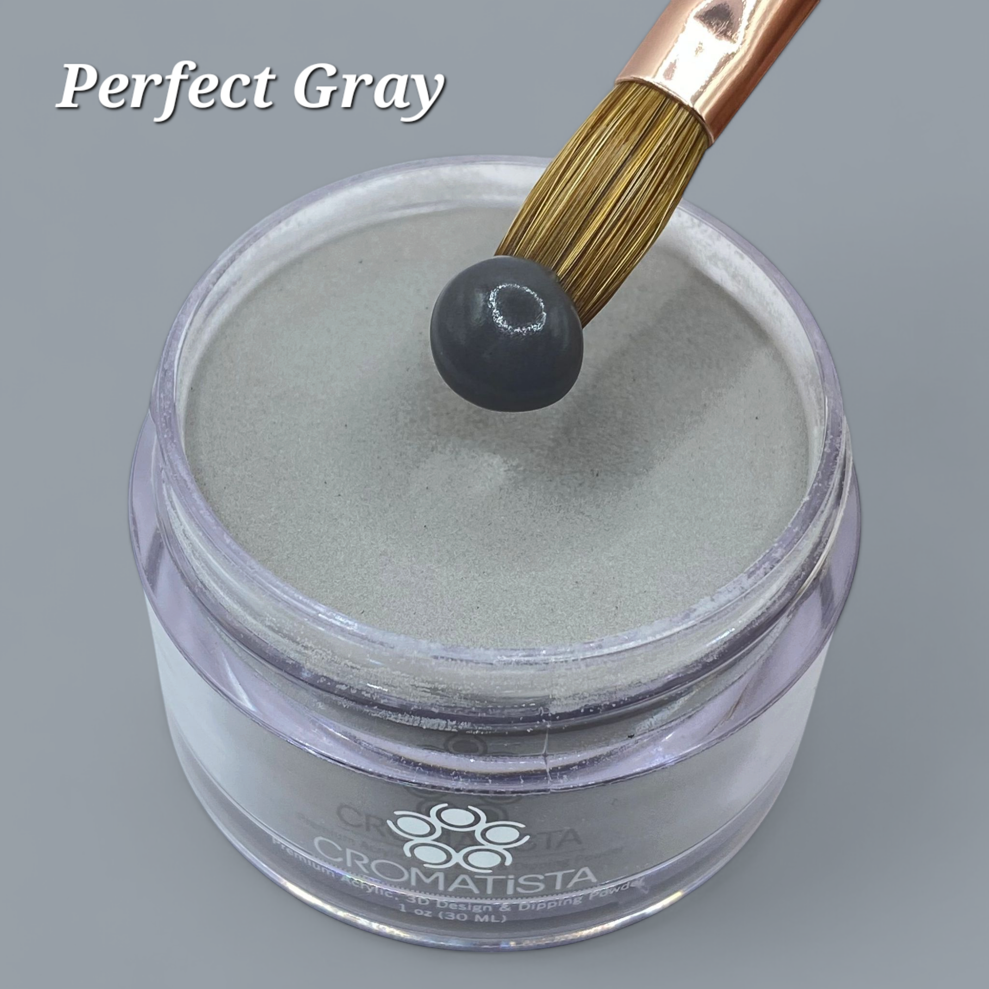 Cromatista - Acrylic Powder - Perfect Gray - 1 oz