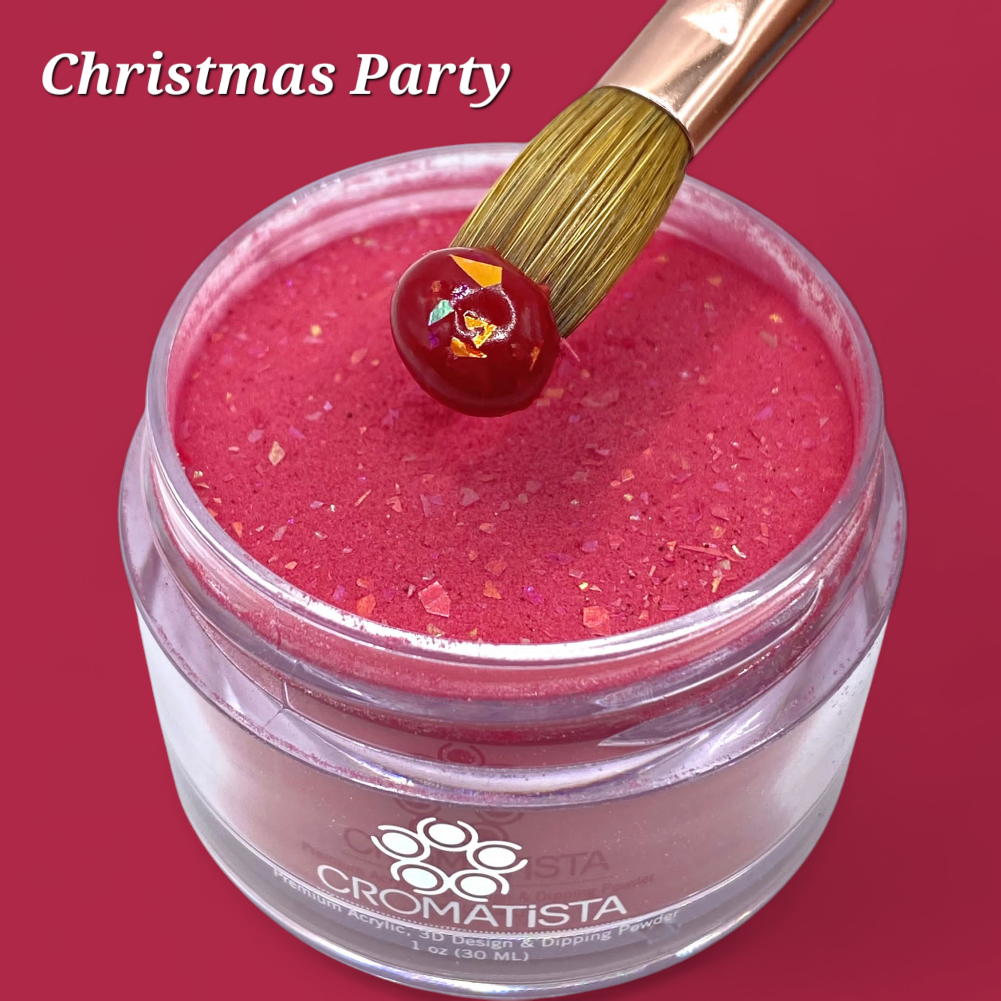 Cromatista - Acrylic Powder - Christmas Party - 1 oz