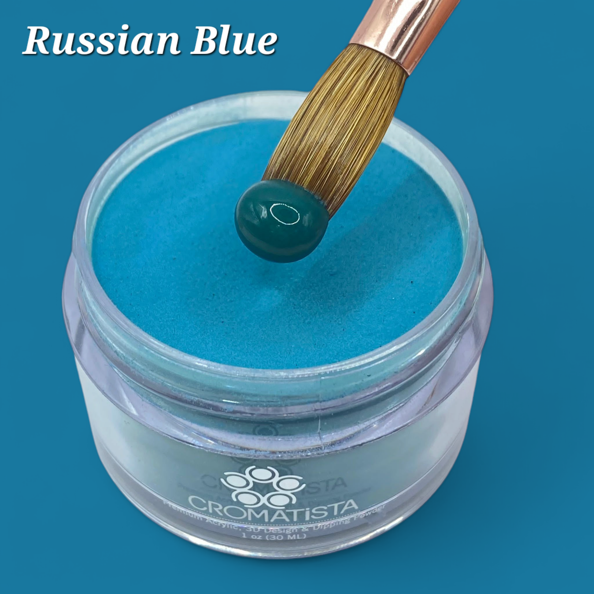 Cromatista - Acrylic Powder - Russian Blue - 1 oz