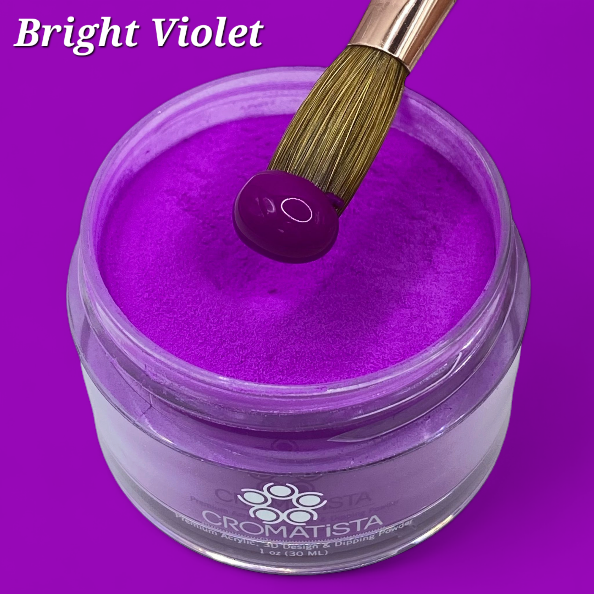 Cromatista - Acrylic Powder - Bright Violet - 1 oz