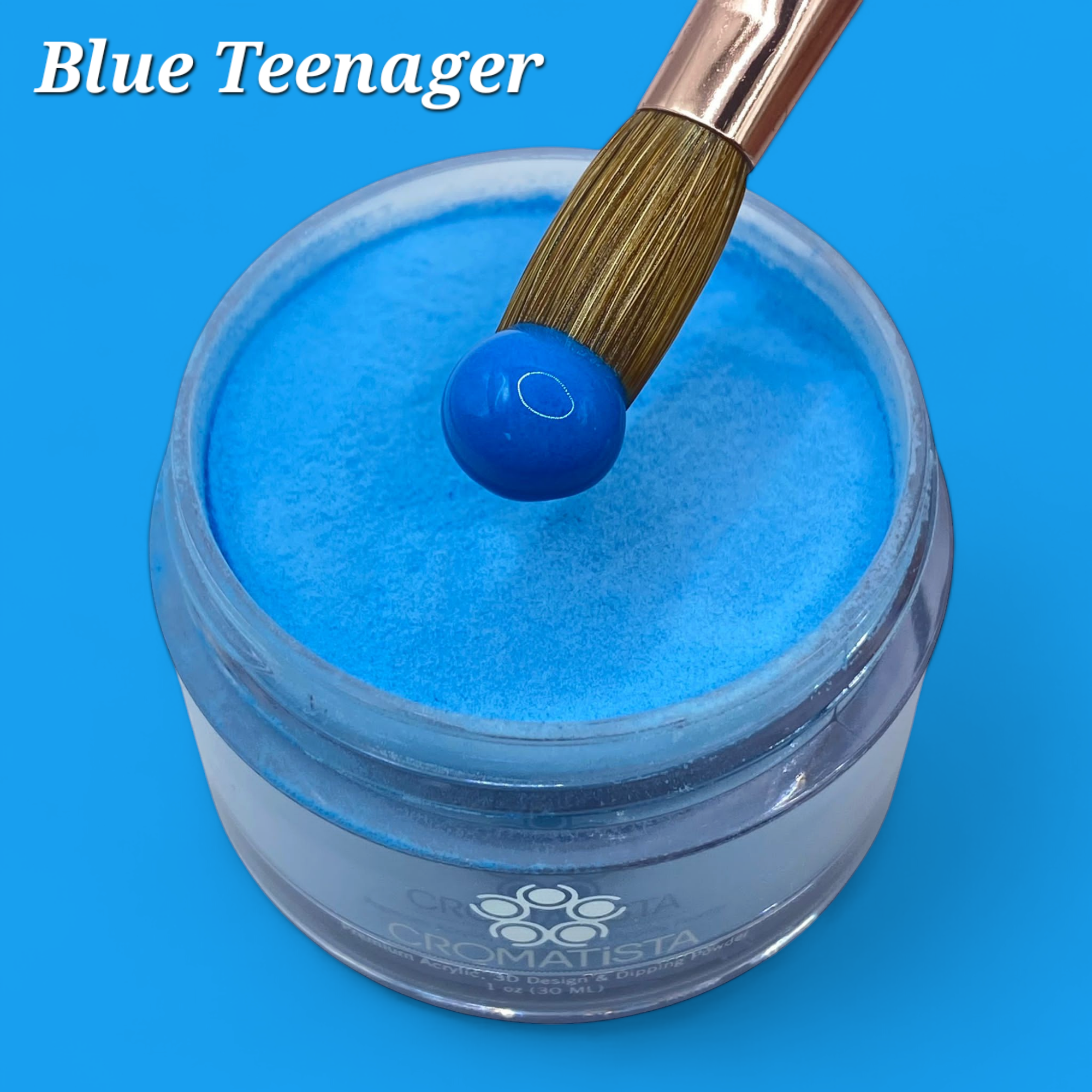 Cromatista - Acrylic Powder - Blue Teenager - 1 oz