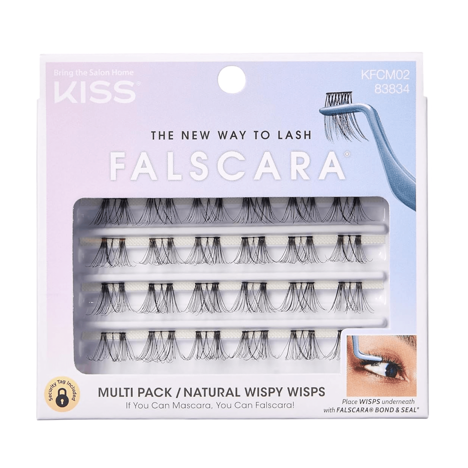 Falscara by Kiss  - False Eyelashes - Multi Pack/Natural Wispy Wisps