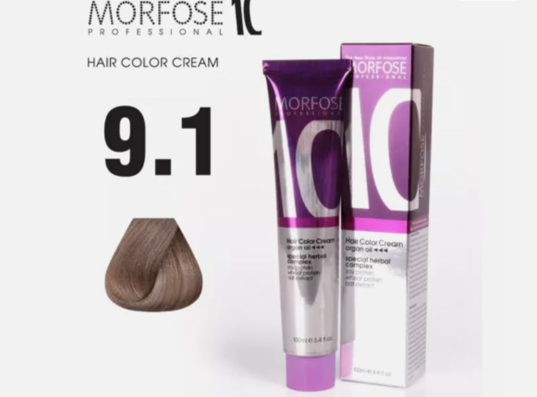 Morfose - Hair Color - Creme - Light Ash Auburn 9.1