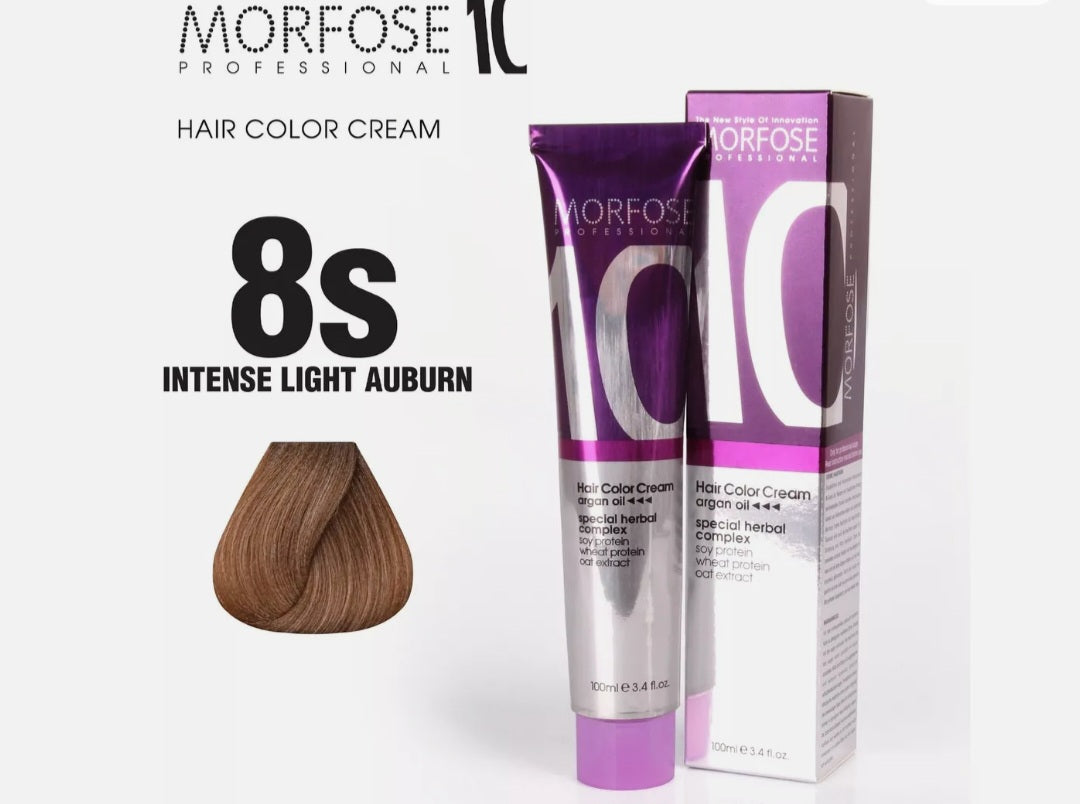 Morfose - Hair Color - Creme - Intense Light Auburn 8S