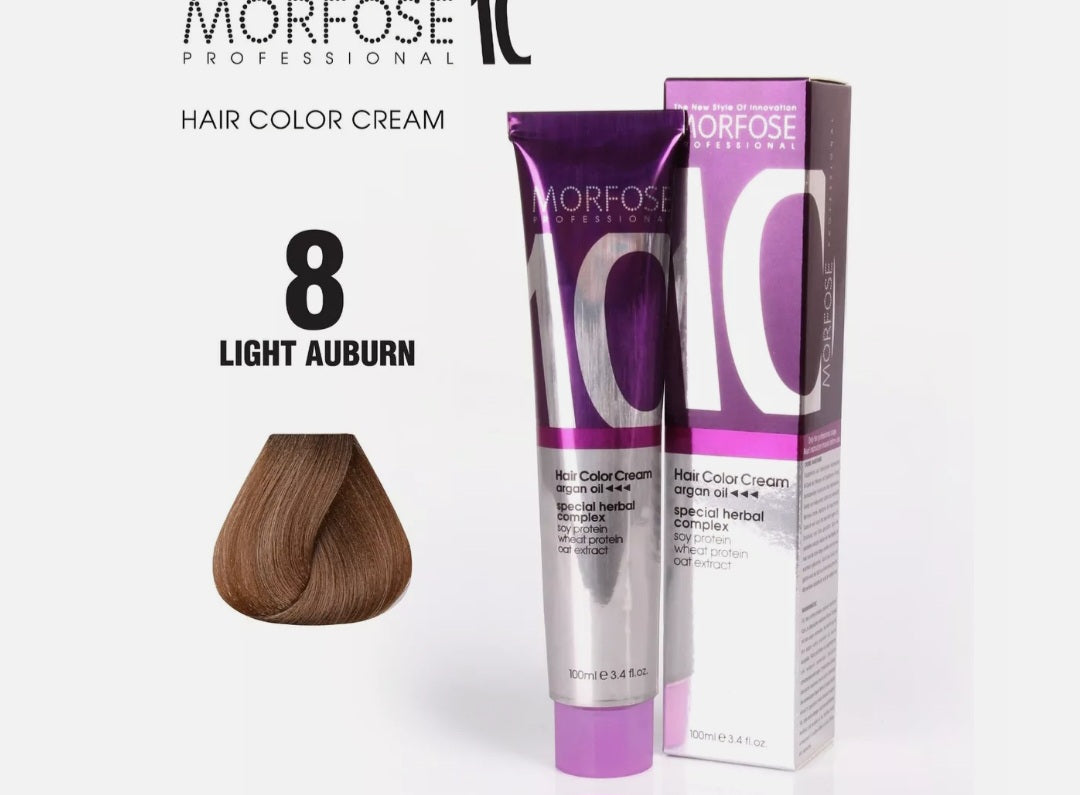 Morfose - Hair Color - Creme - Light Auburn 8