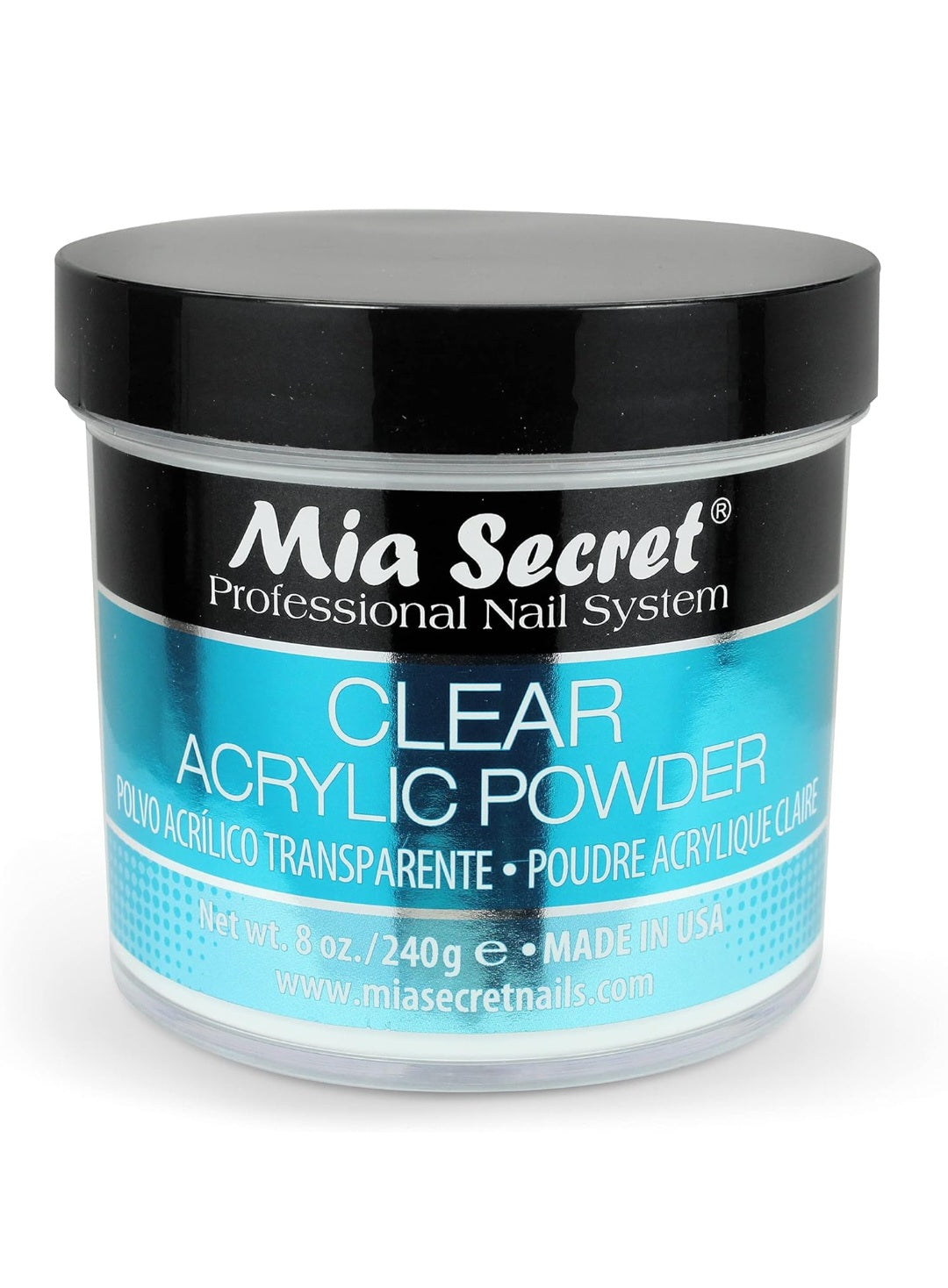 Mía Secret - Basic Acrylic Powder Clear - Transparente - 8 oz