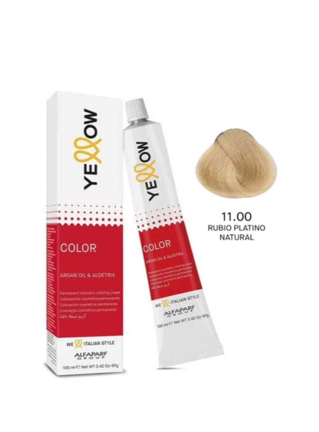 Alfaparf Yellow- Tinte Rubio Platino Natural - 11.00