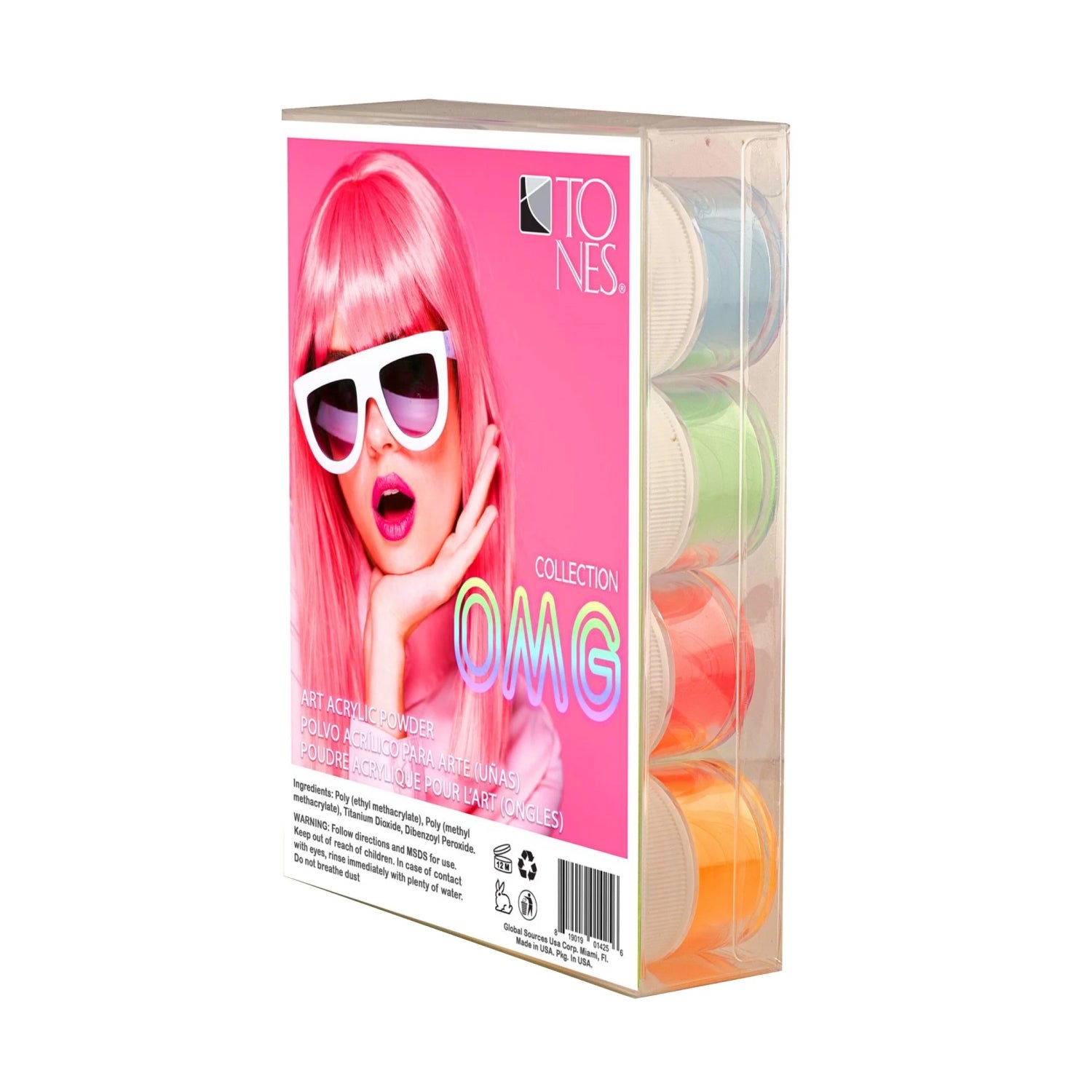 Tones  - Nail Art Acrylic Powder Kit - OMG