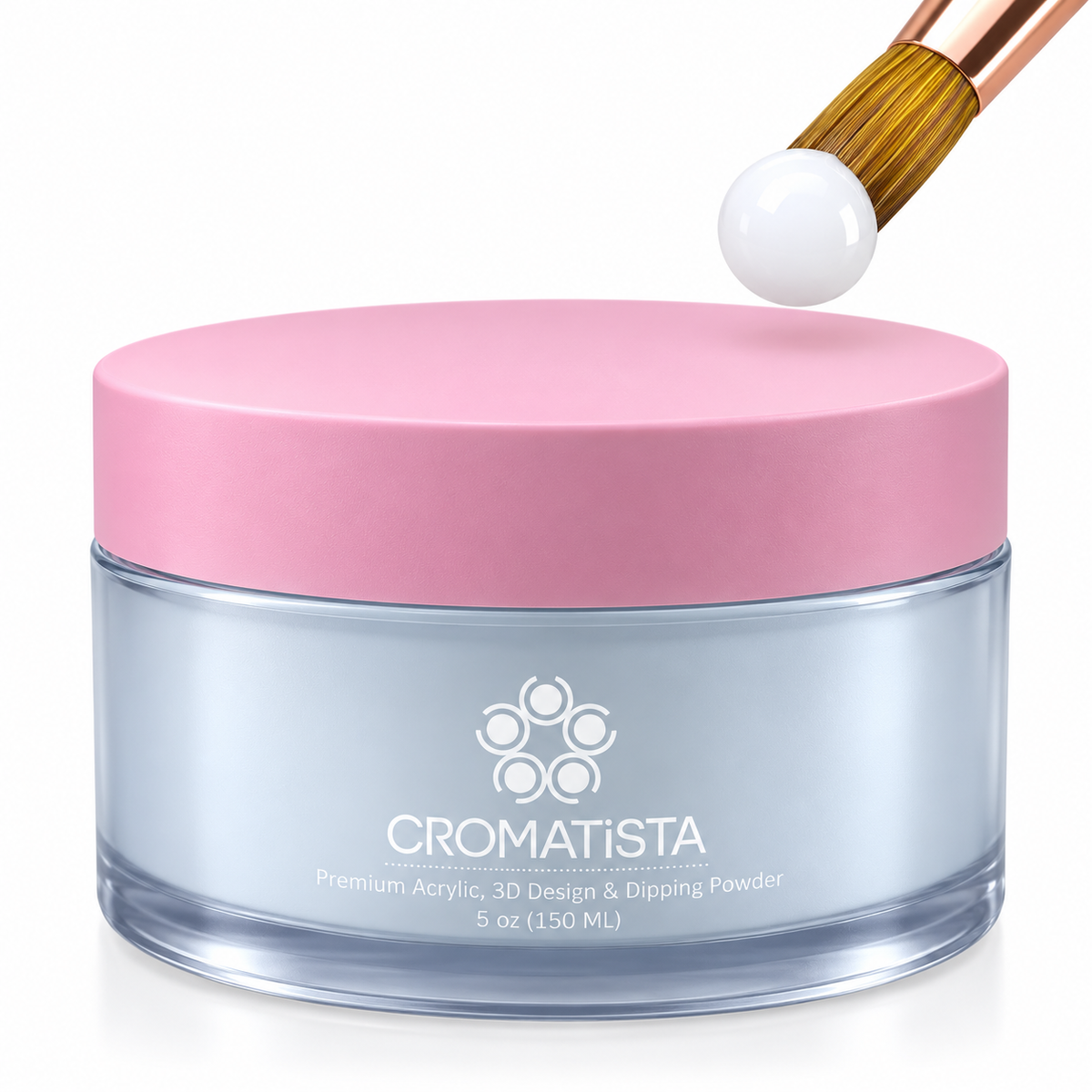 Cromatista - Acrylic Powder - Real White - 5 oz/ 150 Grams
