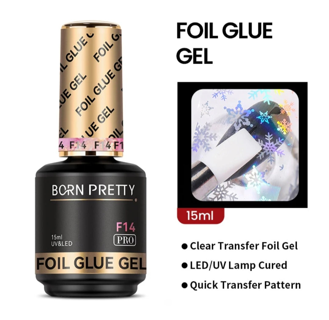 Foil Glue Gel - Born Pretty Pro - 15 Ml