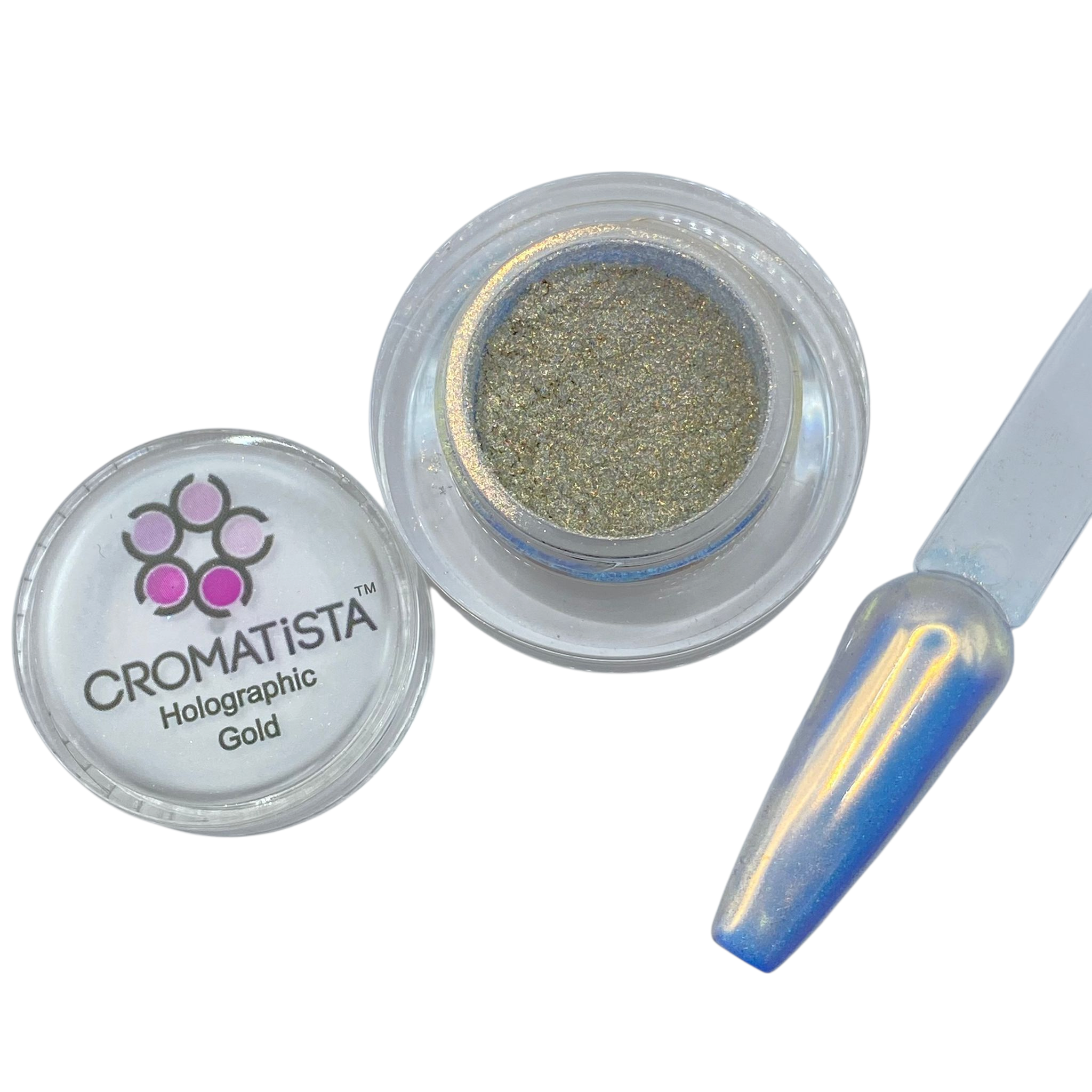 Cromatista - Holographic Gold Chrome Powder - 5 Grams