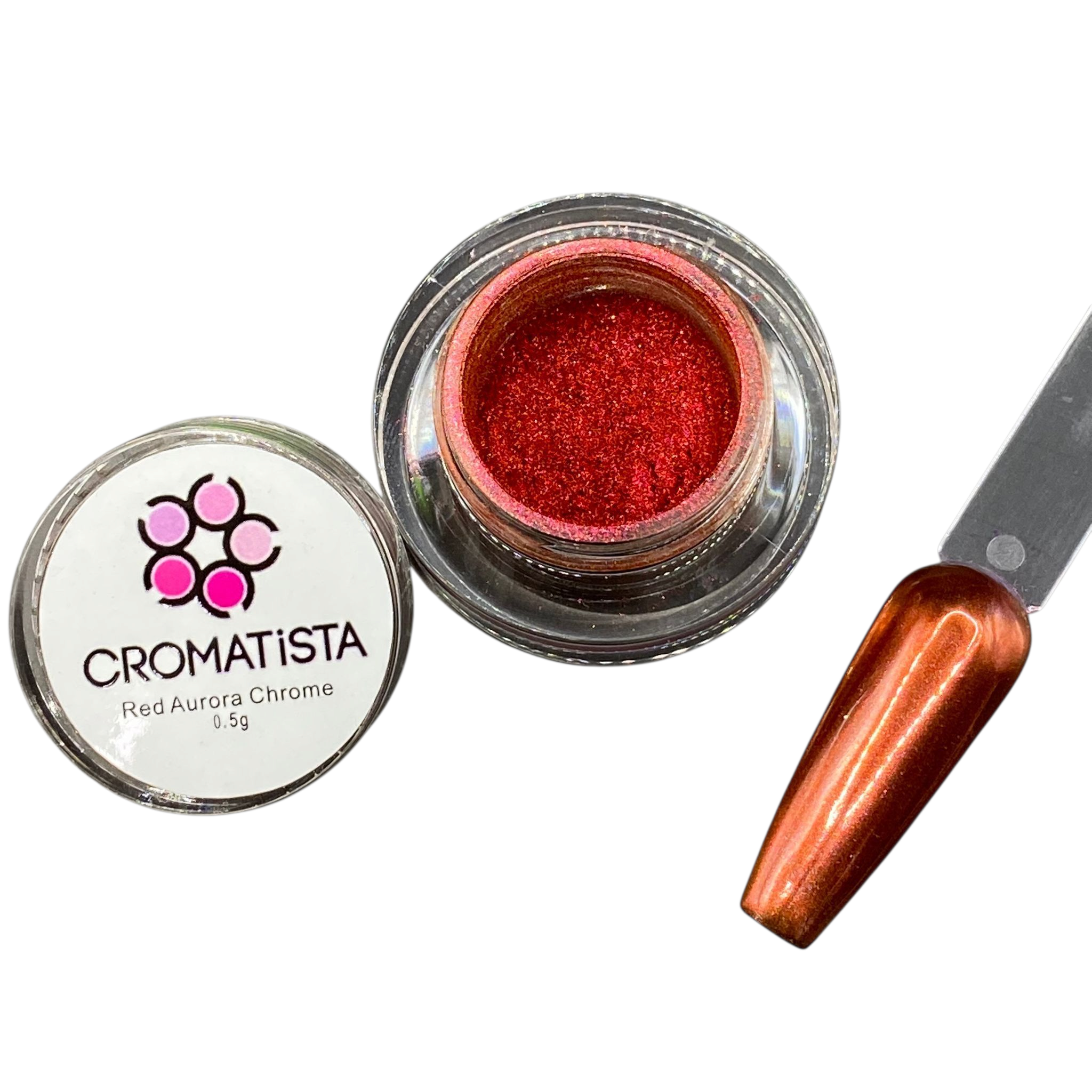 Cromatista - Red Aurora Chrome Powder - 5 Grams