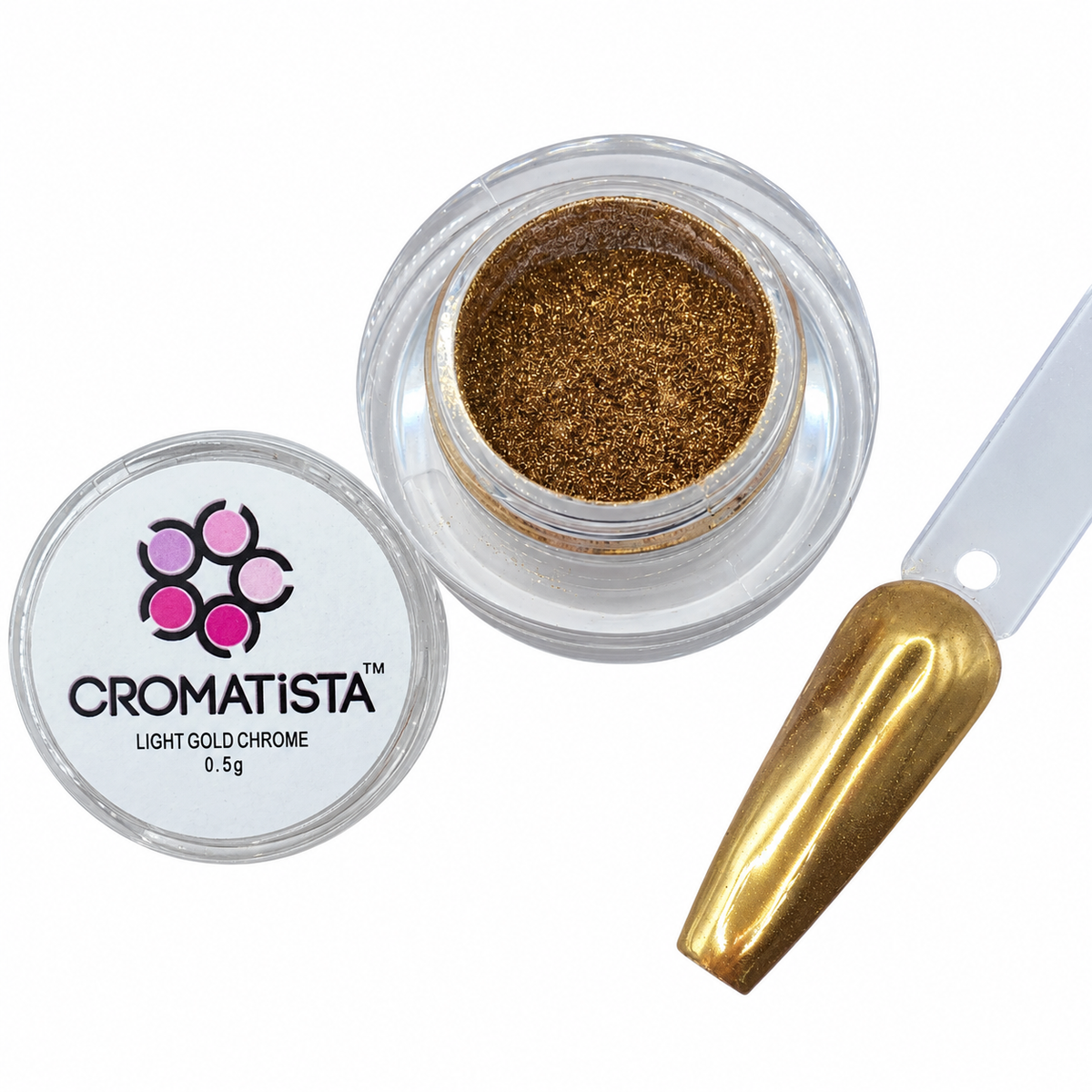 Cromatista - Light Gold Chrome Powder - 5 Grams