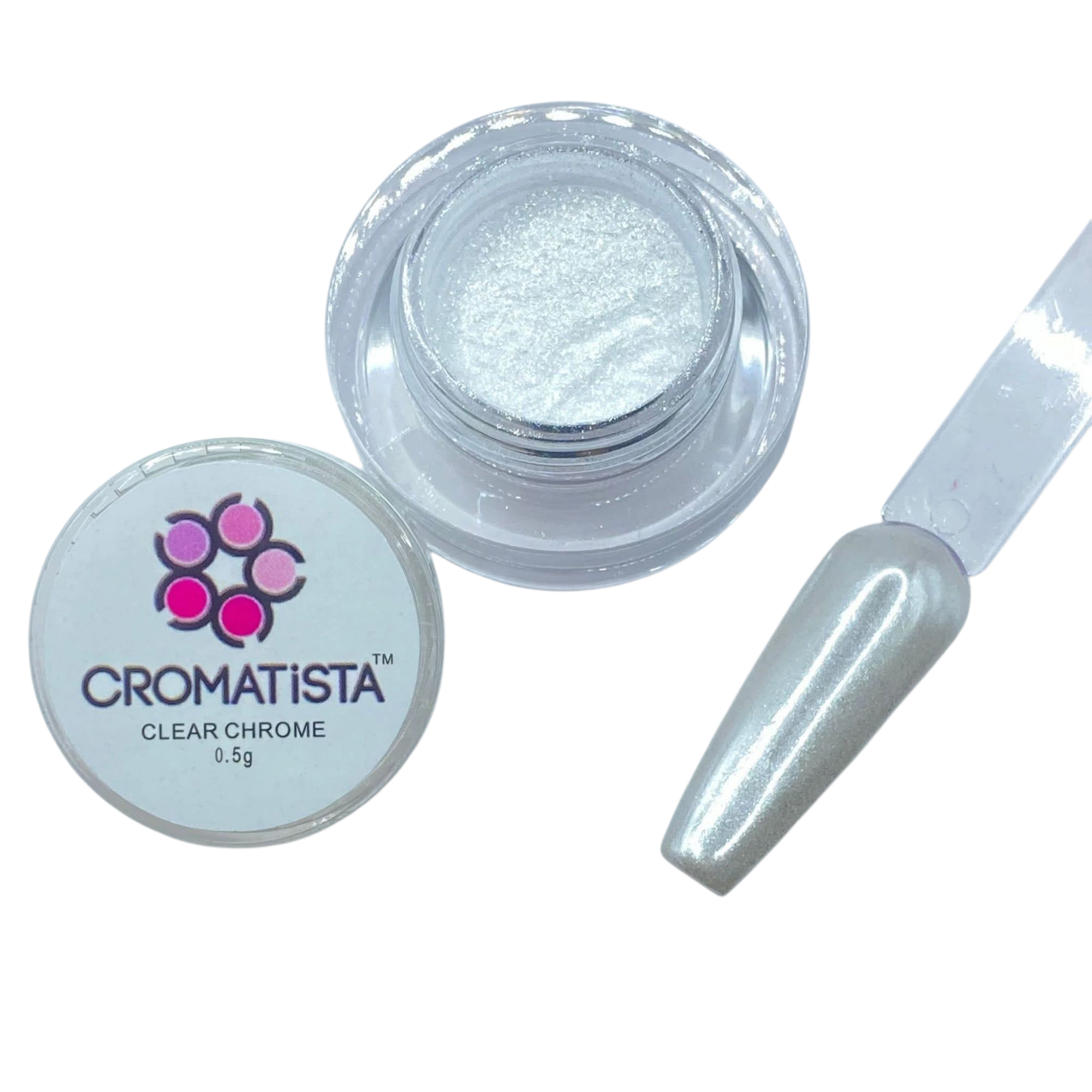 Cromatista - Clear Aurora (sin reflejos) Chrome Powder - 5 Grams