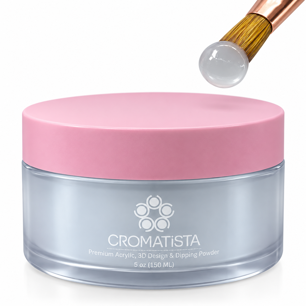 Cromatista - Acrylic Powder- Extreme Clear - 5 oz/ 150 Grams - Best Seller! ☆☆☆☆☆