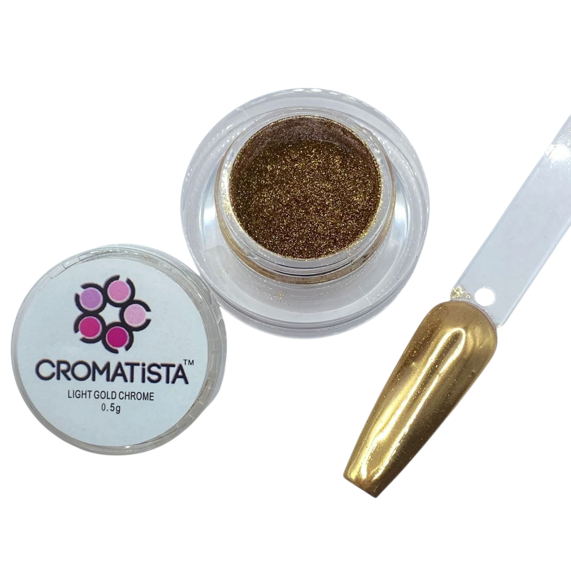 Cromatista - Light Gold Chrome Powder - 5 Grams