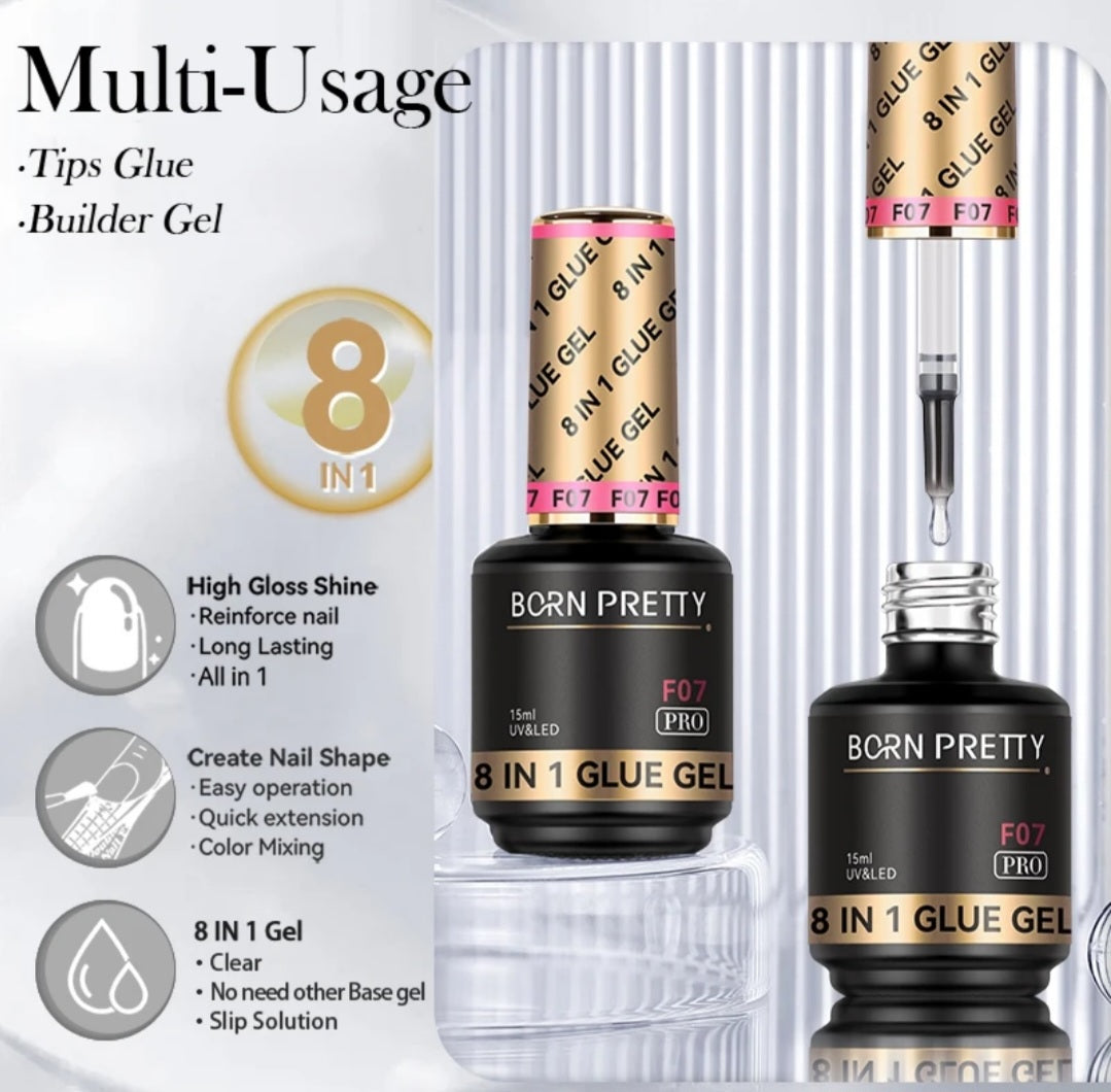 8 in 1 - Born Pretty - Multifunction Gel - 0.5 oz
