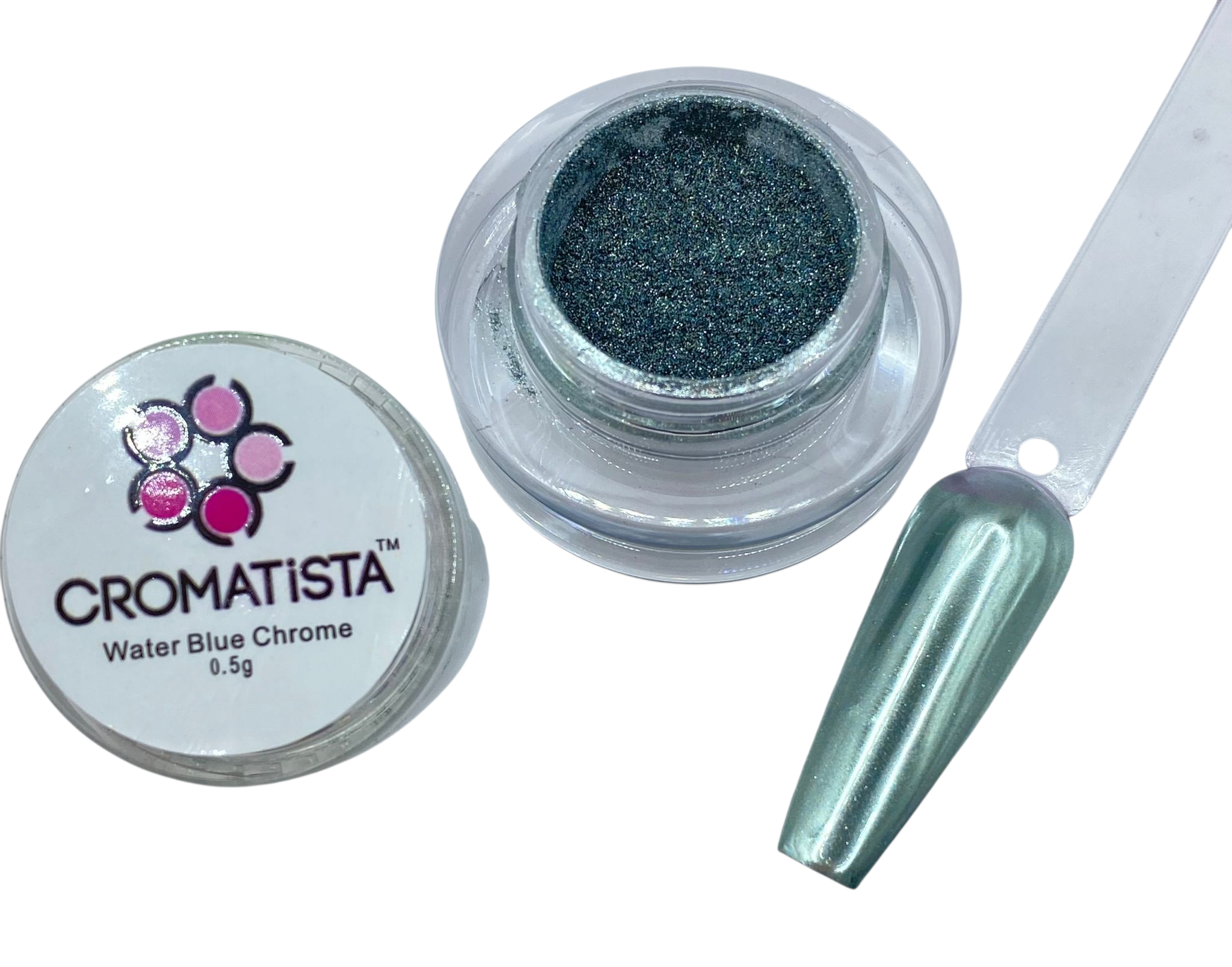 Cromatista - Water Blue Chrome Powder - 5 Grams