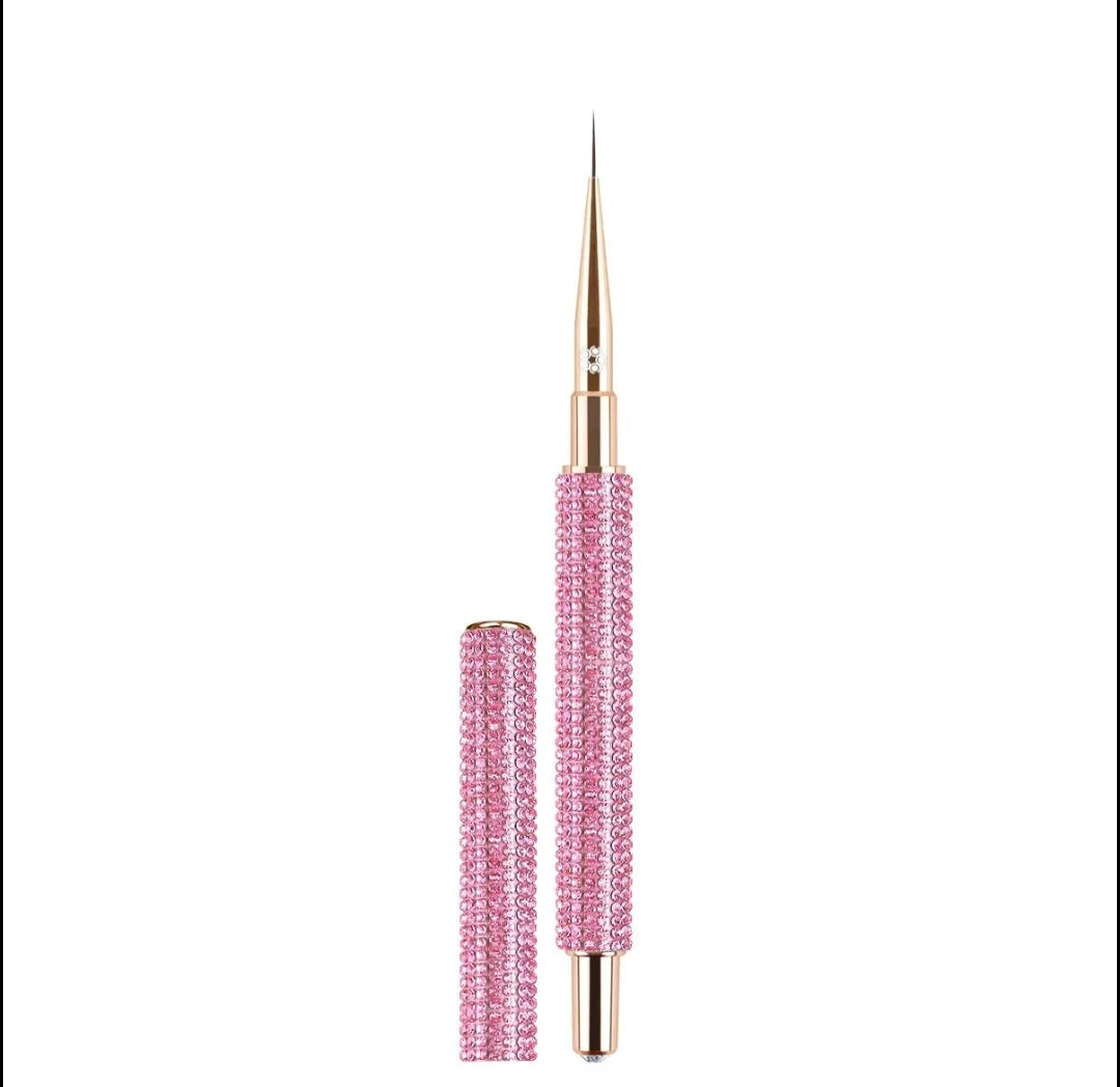 Cromatista Liner Brush 10 mm For Nail Art - Rhinestone Pink