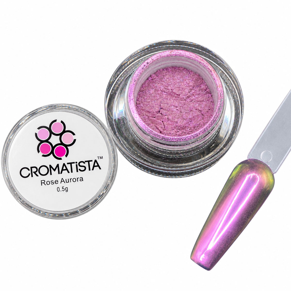 Cromatista - Rose Aurora Chrome Powder - 5 Grams